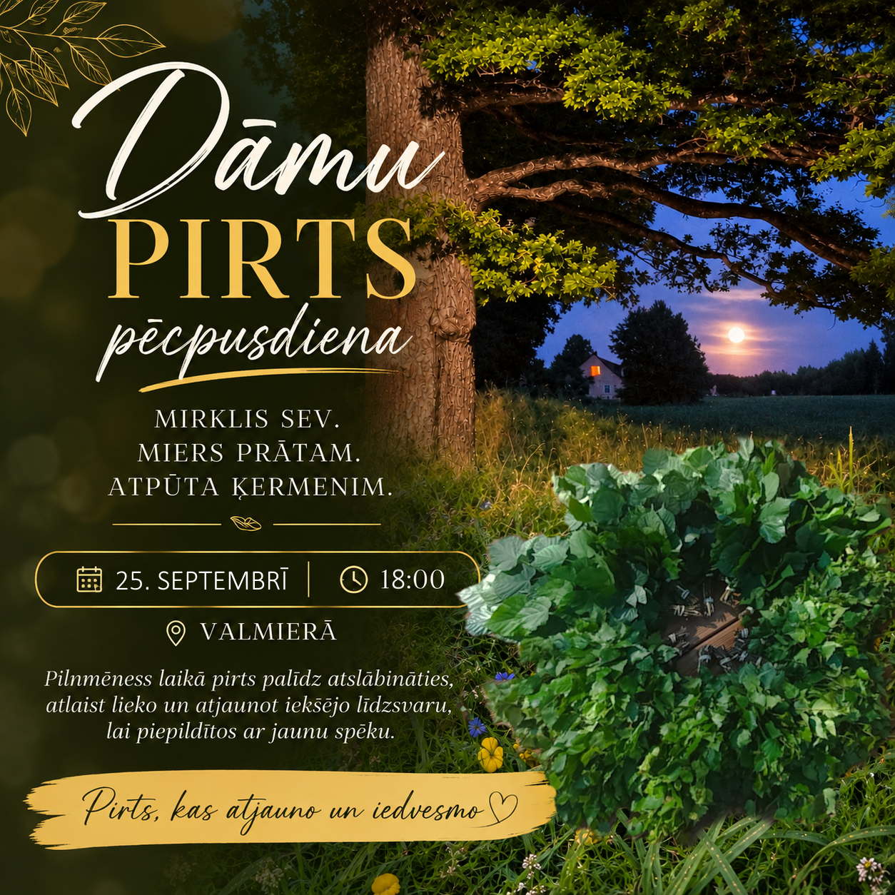 Dāmu pirts pēcpusdiena